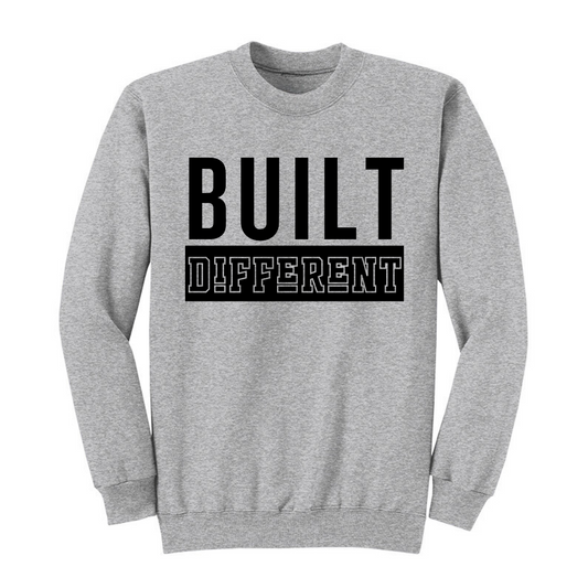 Build Different - Sweatshirt - Grey